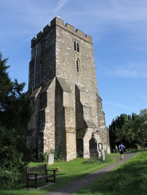 The tower from the west